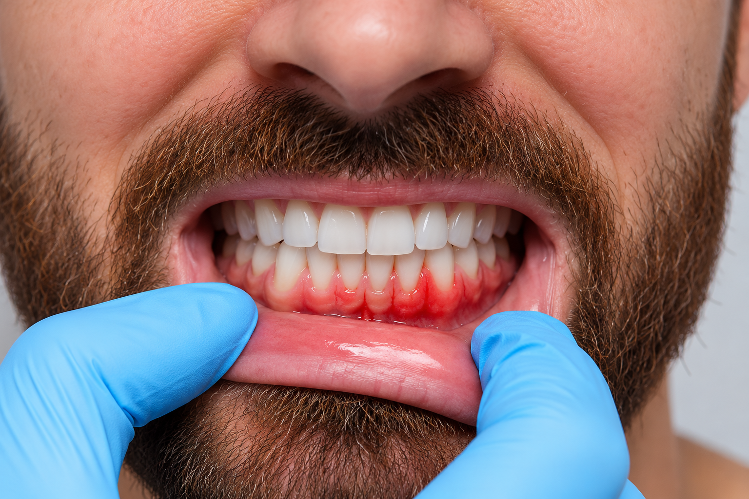 A smiling patient sharing a high five with a dental professional