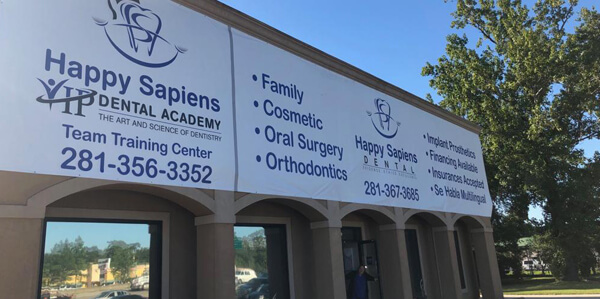 The Woodlands dental office exterior